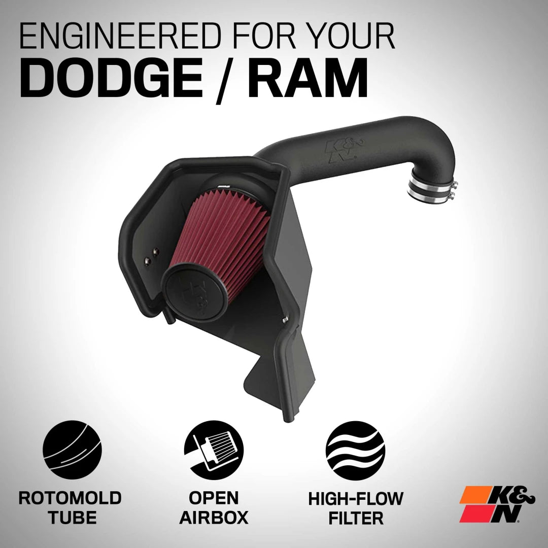Cold Air Intake High-flow 2009-2024 Dodge/Ram 1500